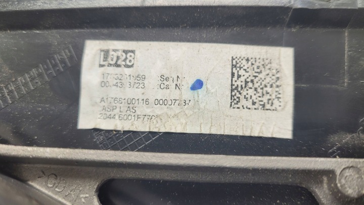 MERCEDES-BENZ A W176 ÉLECTRIQUE RÉTROVISEUR LATÉRAL 7 GOUPILLE A1768100116