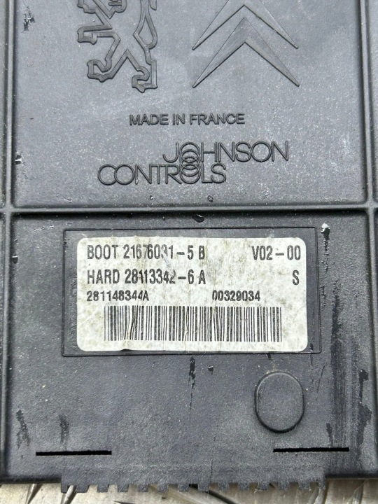 MODULE CONFORT PEUGEOT 607 (9D, 9U) 9660105680 2.7L DIESEL 150KW 2006