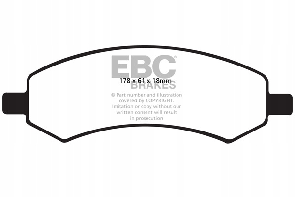 EBC YELLOW FRONT DODGE DURANGO II RAM 1500 photo 2 - milautoparts-fr.ukrlive.com