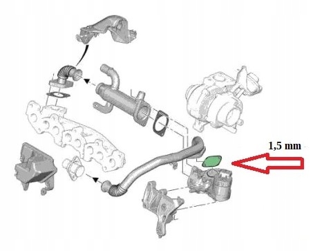 BLIND PLUG EGR 2.0 TDCI FORD KUGA CMAX FOKUS 