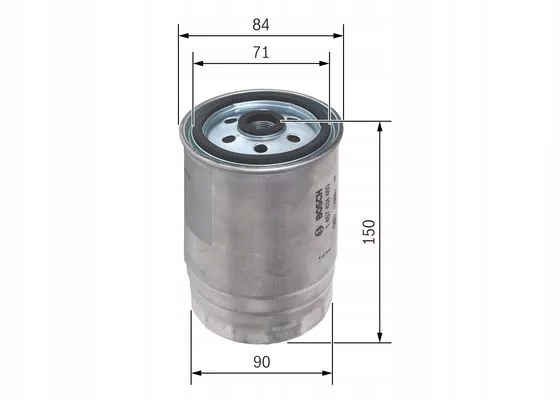 FILTRE CARBURANTS FIAT DOBLO 1,9/2,0/2,3JTD A 1457434460 BOSCH