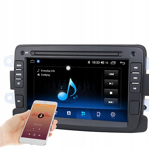 RADIO DE AUTOMÓVIL DACIA LOGAN DUSTER SANDERD LODGY 2-DIN 