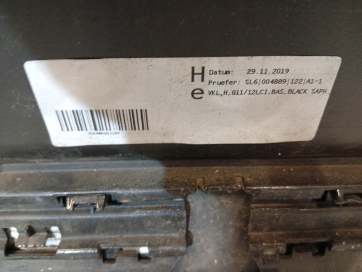 PARE-CHOCS BMW 7 G11 G12 LIFT ARRIÈRE NR M636