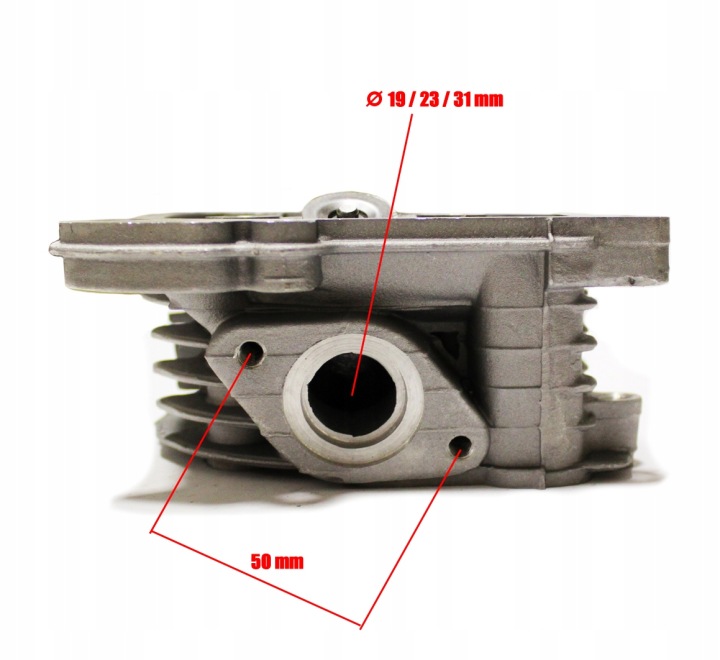 CULASSE SCOOTER 4T 50 60 GY6 SOUPAPES BARTON ROMET JUNAK ZIPP BAOTIAN QUEST