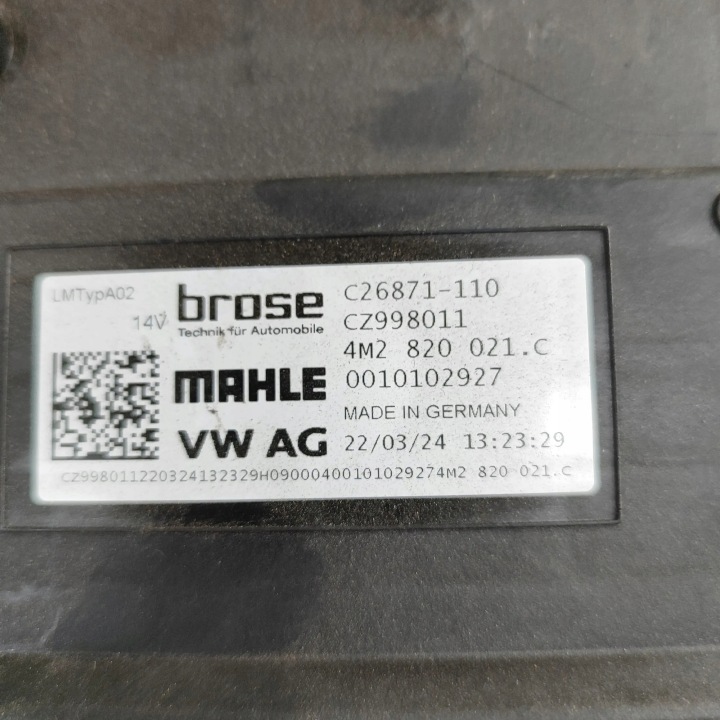 PETIT MOTEUR RÉCHAUFFEURS AUDI A6 C8 AVANT (4A5) CZ998011 31304016 2.0L 150KW