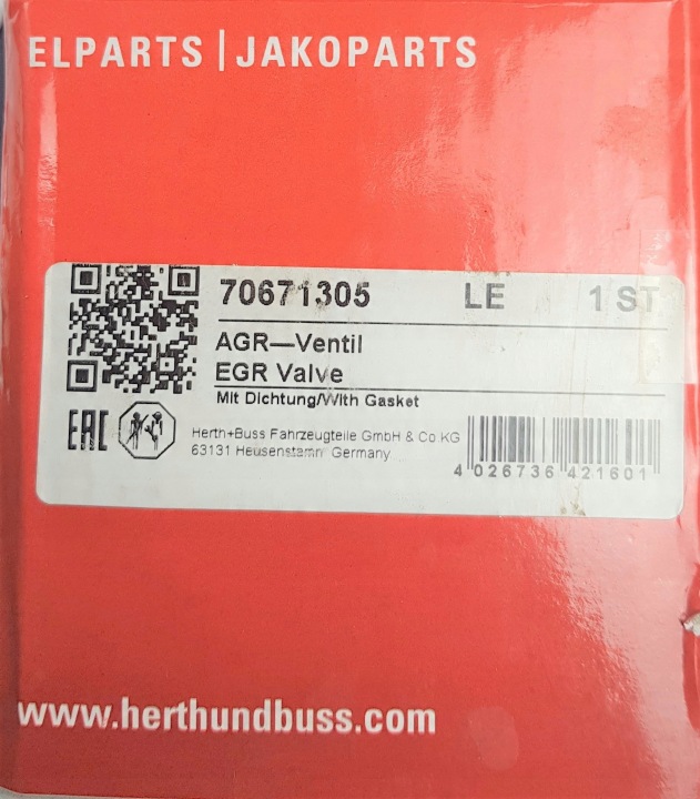 VANNE EGR FORD FIESTA FOCUS MONDEO S-MAX 1,8 2,0 1119890 1134210 1211356
