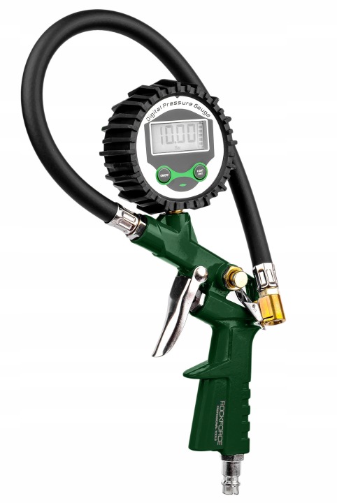 PISTOLET VERS POUR POMPE ROUES NUMÉRIQUE MANOMÈTRE LCD POMPE AUTOMOBILE 18 BAR