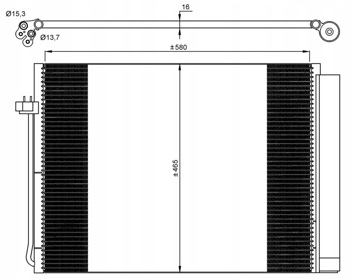 DÉSHYDRATEUR NRF 64536972553 64509239992 9239992 697