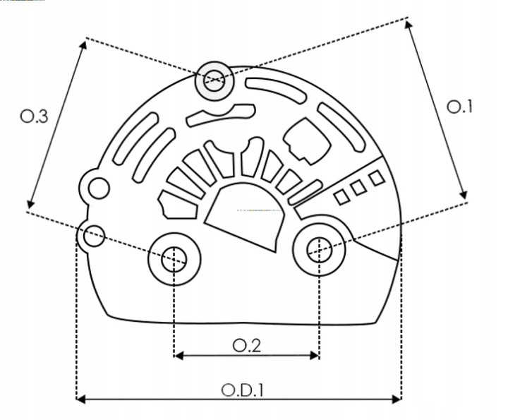 BRAND NOUVEAU AS-PL ALTERNATEUR PLASTIC COVER (PVC COVER)