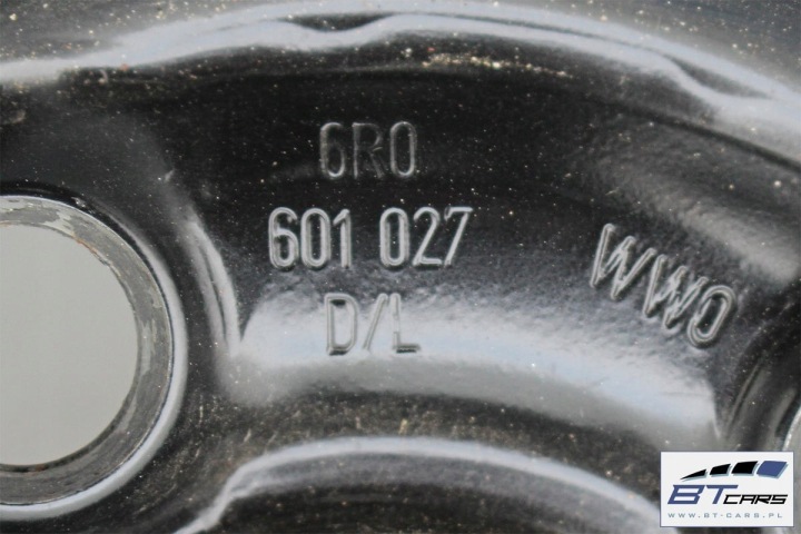 VW POLO JANTES ACIER 15 PNEUS ROUES JANTE 6R0601027D/L 6J*15H2 ET38 6R0 601