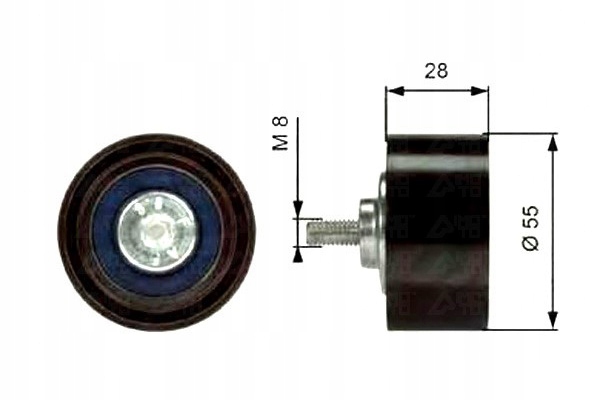 GALET GUIDE BMW 116D,118D,120D 2.0D 116D,118D