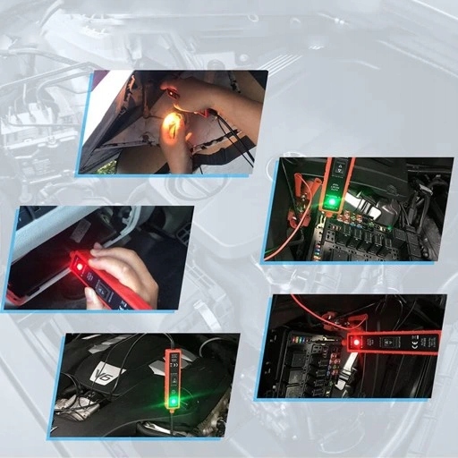 TESTEUR OBWODOW ÉLECTRIQUES POJAZDOW 6-24V COMPLET KIT VERS DIAGNOSTYKI