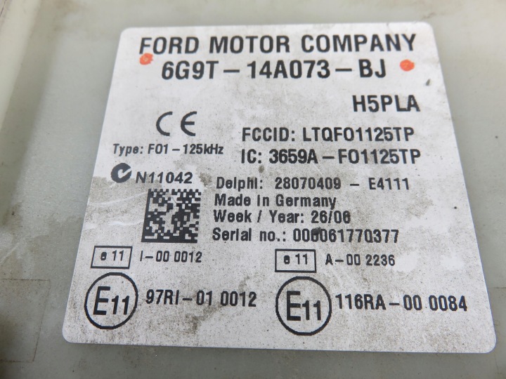 BOÎTE FUSIBLES MODULE FORD GALAXY 6G9T14A073BJ