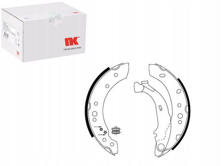 PRO/2719691 NK BRAKE SHOES BRAKE CITROEN C2 C3 02 NK