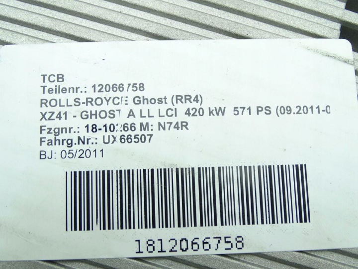 ROLLS-ROYCE GHOST I RR4 09-20 COMBOX TELEMATIK MODULE CONTRÔLEUR BLUETOOTH