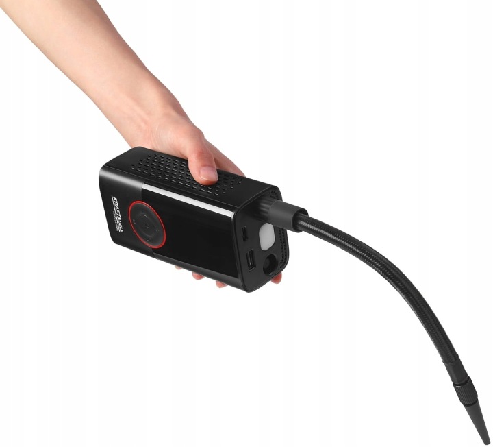 COMPRESSEUR AKUMULATOROWY AUTOMOBILE POMPE LAMPE DE POCHE 85W 4000MAH LCD USB-C