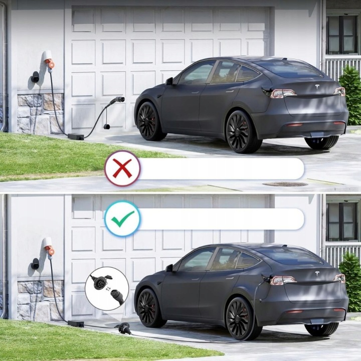 RALLONGE CÂBLE VERS VOITURES ÉLECTRIQUE TYPE 2 10M 400V NIEUZYWANY QV