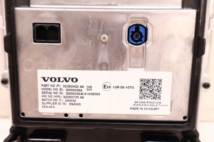 VOLVO XC60 II ÉCRAN MONITEUR 32350422