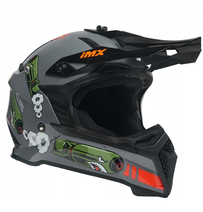 CASCO CROSS IMX FMX-02 DROPPING BOMBS QUAD REGALO 