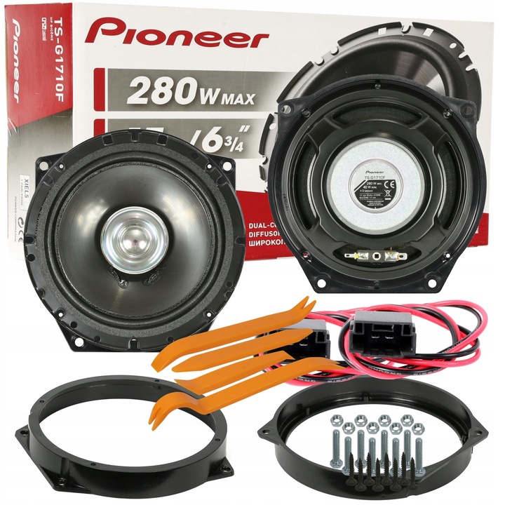 JUEGO PIONEER ALTAVOCES BMW MINI ONE COOPER DESCAPOTABLE COMPACT PARTE DELANTERA DISTANCIAS 