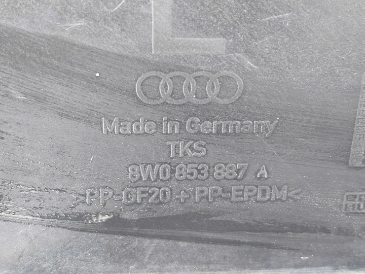 PASSAGE DE ROUE AUDI A4 B9 8W 8W0 2015 -2019 GAUCHE AVANT ORIGINE GAUCHE AVANT