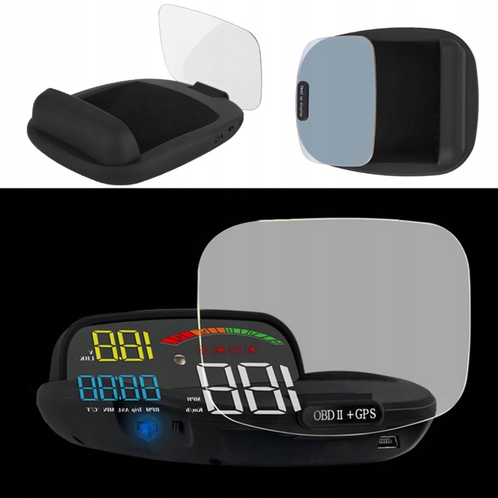 MONITEUR PROJECTEUR LED LCD HUD OBD2 GPS C800