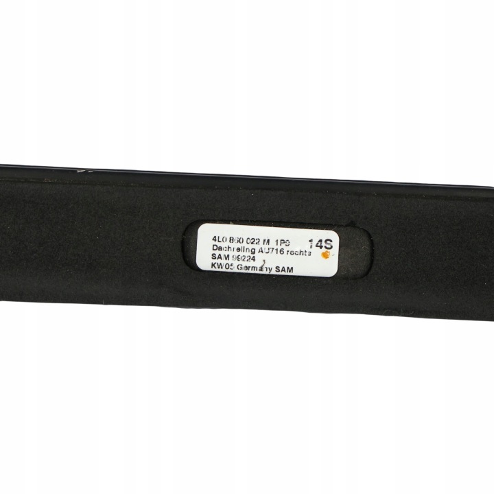 AUDI Q7 4L BARRES DE TOIT TOITS GAUCHE DROIT BAGUETTES KIT NOIR GRUNTOWANE
