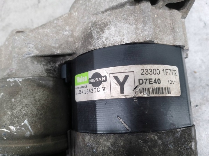 DÉMARREUR NISSAN MICRA K12 02-10 233001F772 D7E40 VALEO 1.2 16V