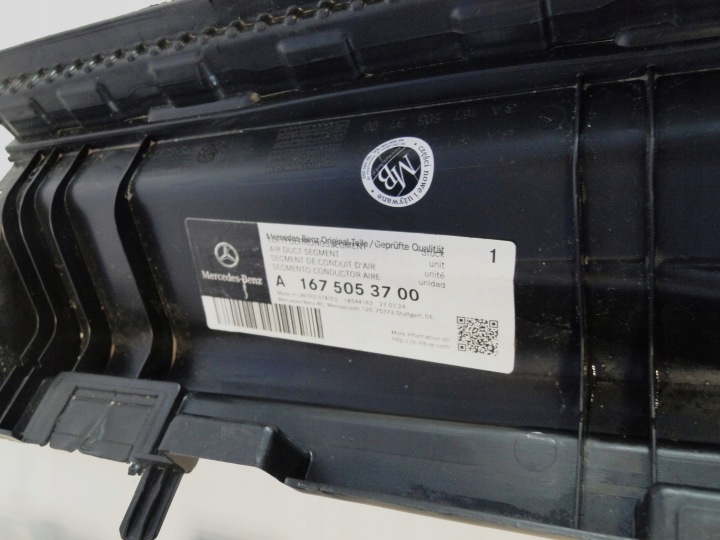 MERCEDES GUIDE D'AIR RADIATEURS GAUCHE GLE W167 C167 GLS X167 167