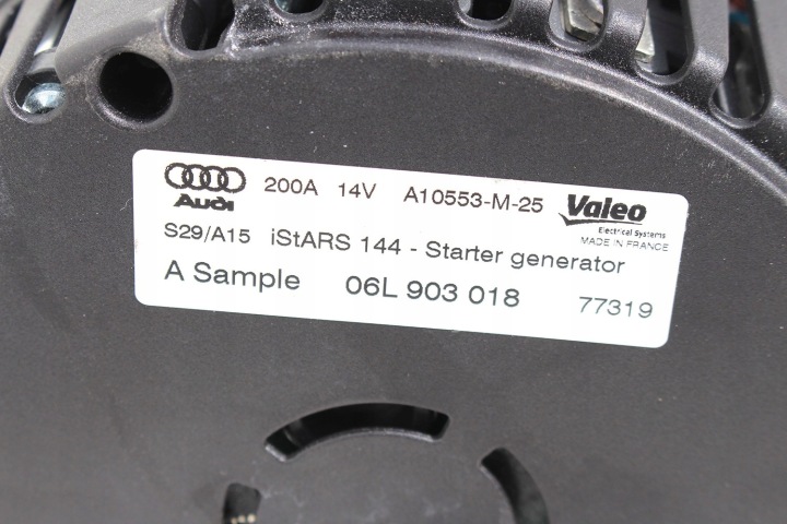 AUDI A4 A5 ALTERNATEUR 06L903018 FABRICANT VALEO 06L 903 018 14V 200A 2.0 T