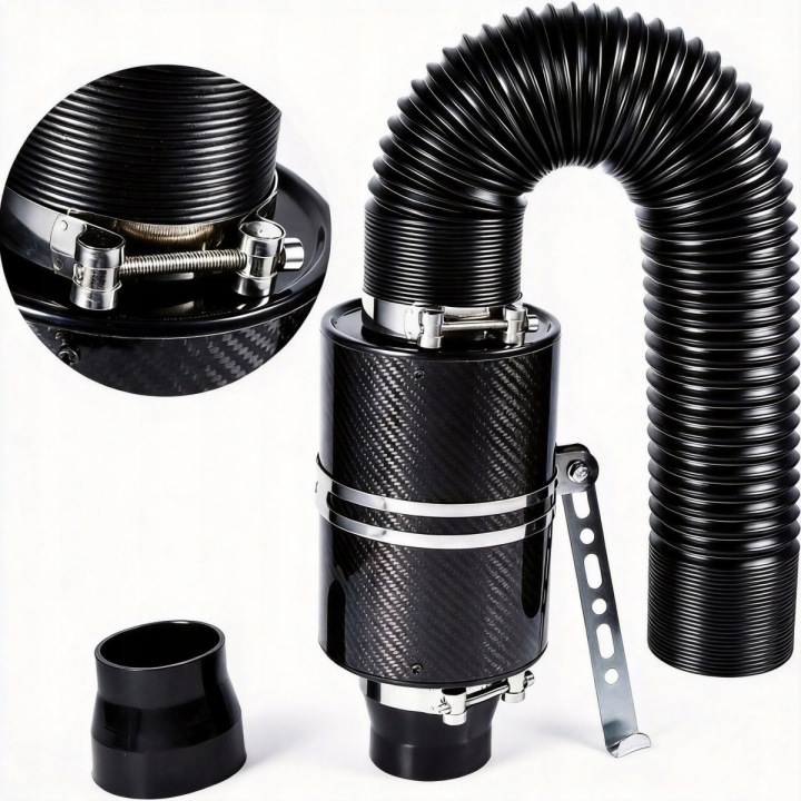 AIRBOX AVEC FILTRE STOZKOWYM I TUYAU 76MM–UKLAD ADMISSION VERS TUNING