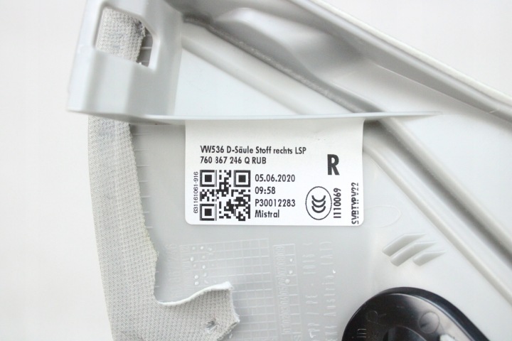 NEUF ORIGINE PROTECTION MONTANTS DROIT ARRIÈRE DYNAUDIO VOLKSWAGEN TOUAREG III 760867246Q