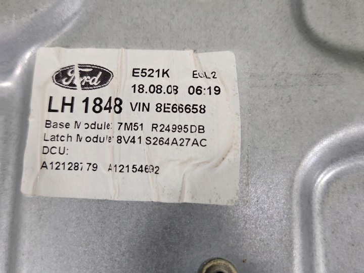 ÉLÉVATEUR ARRIÈRE GAUCHE FORD KUGA MK1 08-13 7M5T-14B534-AC