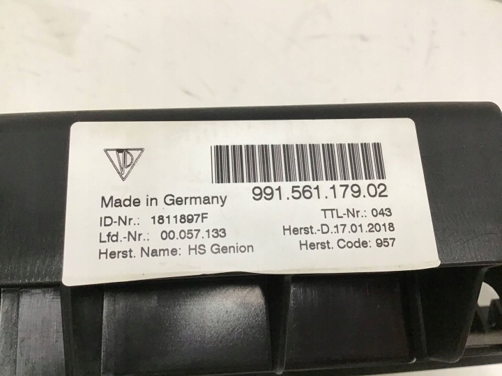 2018 PORSCHE 911 991 AUTRE PIÈCE INTÉRIEUR 99156117902