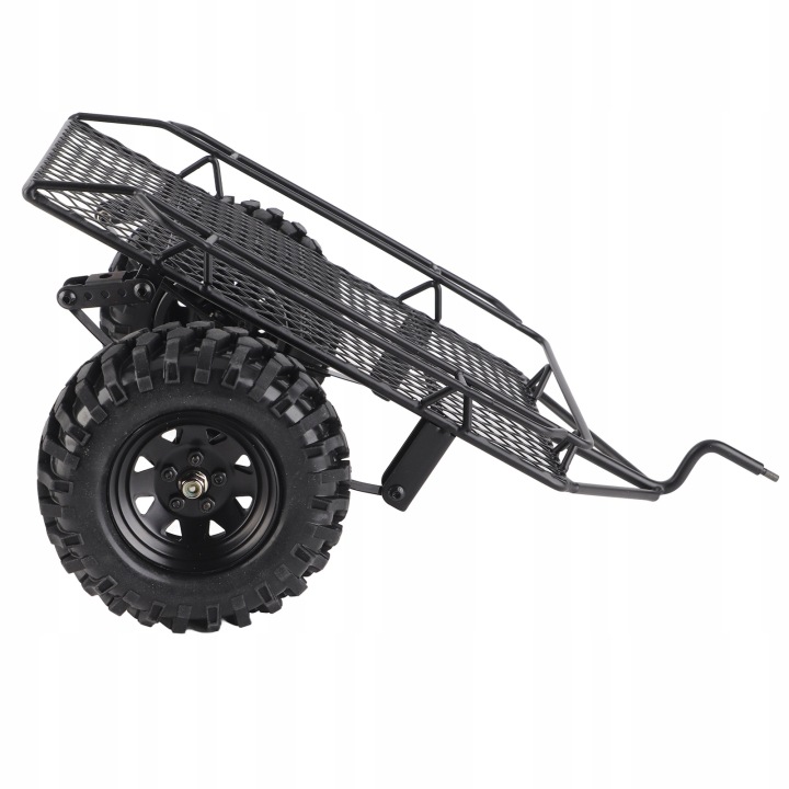 MÉTALLIQUE LEJ REMORQUES VERS VOITURES D90 SCX10 4 1/10 DANS SKALI RC CRAWLER DIY