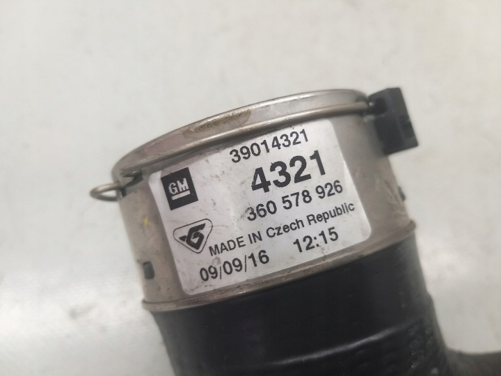 FIL CONDUIT D'AIR ÉCHANGEUR D'AIR DE SURALIMENTATION 1.6 CDTI LWQ ASTRA K INSIGNIA MERIVA 39014321