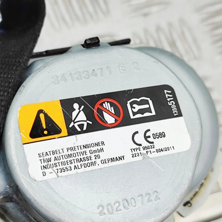 CEINTURE DE SÉCURITÉ ARRIÈRE DROIT BMW X3 (G01, F97) 8076182 34578694 2.0L