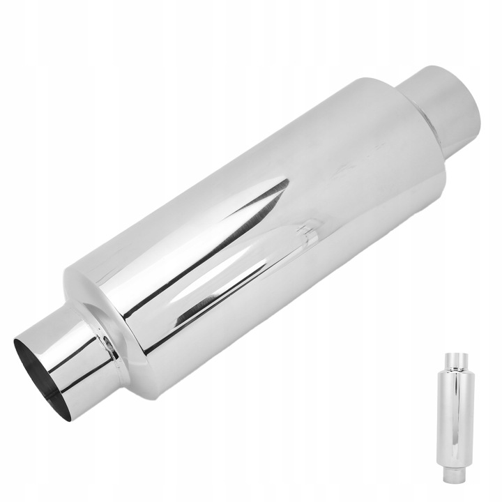 SILENCIEUX CENTRAL 2,5'' TRAVERSANT ACIER INOXYDABLE