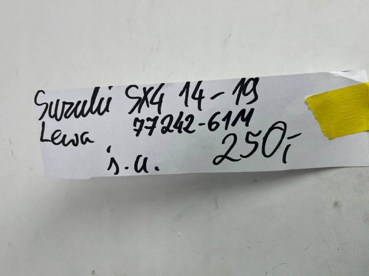 MOULURE SEUIL GAUCHE SUZUKI SX4 S-CROSS 14-19 7724261M