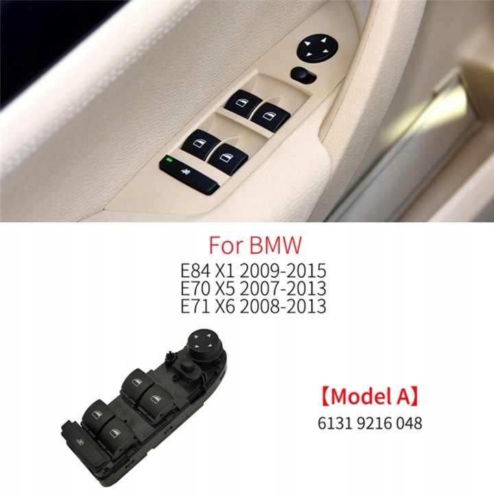 ÉLECTRIQUE PRINCIPAL COMMUTATEUR VITRE VERS BMW E84 E70 E71 E72, ACCESSOIRES VERS BMW X5 X6