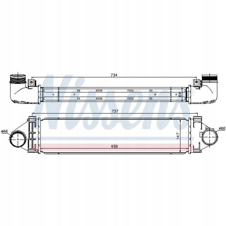RADIATEUR AIR DE CHARGE NISSENS NIS 96472