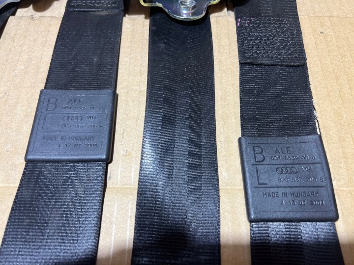 AUDI A3 8P 3D CEINTURE DE SÉCURITÉ GAUCHE AVANT AVANT 8P3857705B