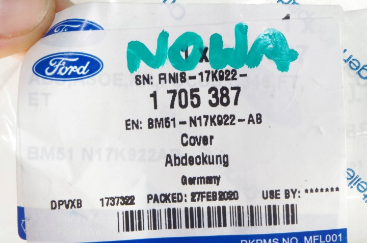 BOUCHON CROCHET PARE-CHOCS ARRIÈRE FORD FOCUS MK3 UNIVERSEL
