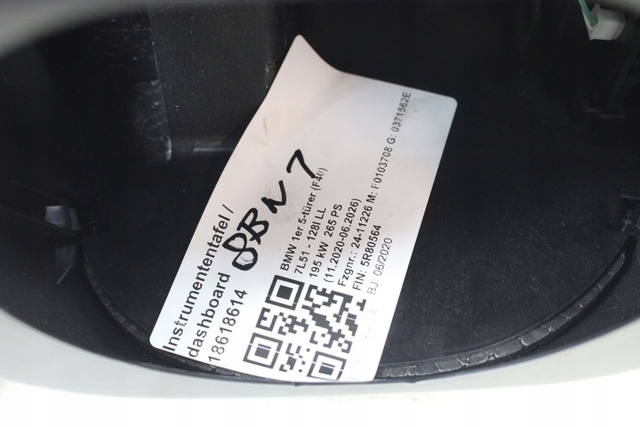 BMW 1 F40 F44 CHÂSSIS CAOUTCHOUC 6823255 6823166 PROTECTION COLONNES