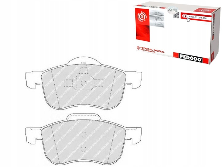 PLAQUETTES FREIN VOLVO DROIT S80/V70 00-/S60/XC70 FERODO