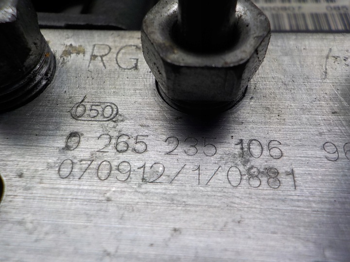 PEUGEOT 308 POMPE ABS 0265235106 9660107580