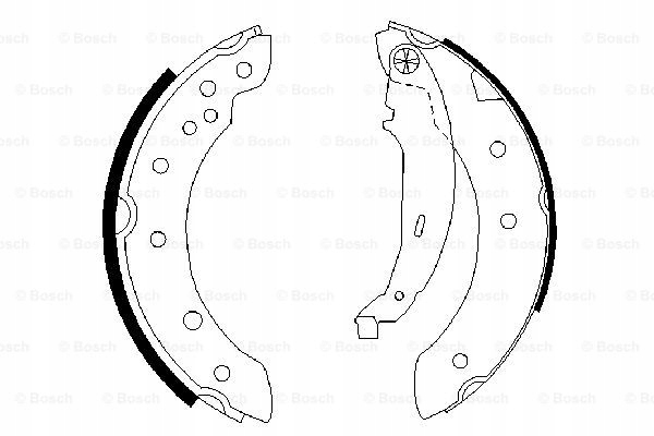 BOSCH 0986487585 ZAPATAS DE TAMBOR DE FRENADO RENAULT LAGUNA 