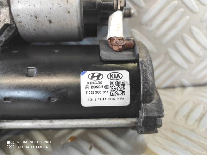 KIA RIO KIA PICANTO HYUNDAI I20 IX20 1.0 1.2 ESSENCE DÉMARREUR 36100-04300