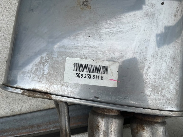 SILENCIEUX ÉCHAPPEMENT 5Q6253611B SEAT LEON III 1.4 TSI HAYON 14R