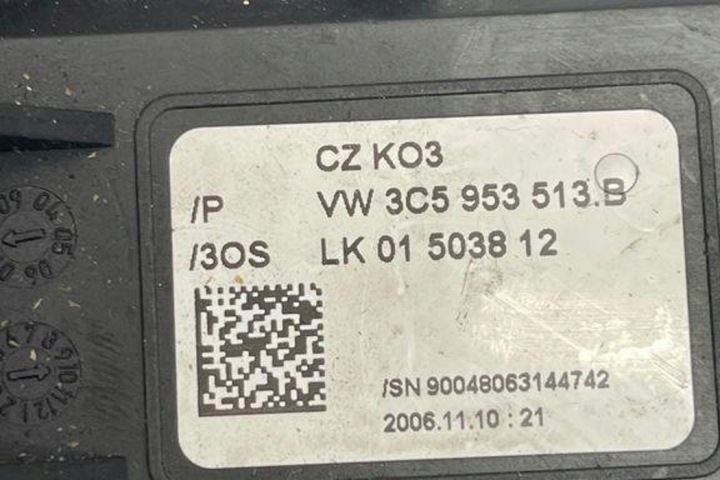MANETTES VW PASSAT B7 ALLTRACK (365) 3C0953549M 1.9L DIESEL 2006